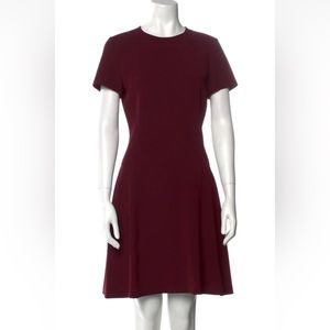 Burgundy Size 2 Theory dress. Worn only once in perfect condition.
